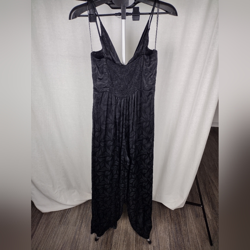 NSR Molli Jacquard Black Sleveless Jumpsuit Size Medium NWT - Picture 7 of 17